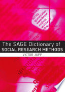 The SAGE dictionary of social research methods compiled and edited by Victor Jupp.