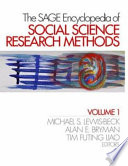 The Sage encyclopedia of social science research methods / Michael S. Lewis-Beck, Alan Bryman, Tim Futing Liao, editors.