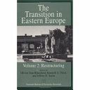 The Transition in Eastern Europe / edited by Olivier Jean Blanchard, Kenneth A. Froot and Jeffrey D. Sachs