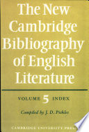 The new Cambridge bibliography of English literature compiled by J.D. Pickles.