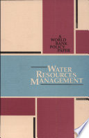 Water resources management.