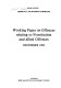 Working paper on offences relating to prostitution and allied offences, December 1982.