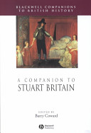 A companion to Stuart Britain / edited by Barry Coward.