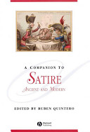 A companion to satire / edited by Ruben Quintero.