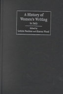 A history of women's writing in Italy / edited by Letizia Panizza and Sharon Wood.
