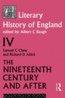 A literary history of England : Samuel C. Chew and Richard D. Altick.