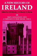 A new history of Ireland a companion to Irish history, Part 2 / edited by T.W. Moody, F.X. Martin, F.J. Byrne.