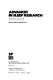 Advances in sleep research edited by Elliot D. Weitzman.