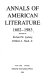 Annals of American literature 1602-1983 / edited by Richard M. Ludwig, Clifford A. Nault, Jr.