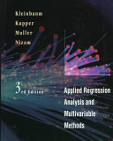 Applied regression analysis and other multivariable methods.