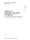 Aspects of secondary education in England : a survey / by HM Inspectors of Schools.