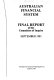 Australian financial system : final report of the Committee of Inquiry, September 1981.