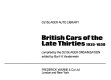 British cars of the late thirties, 1935-1939 / compiled by the Olyslager Organisation; edited by Bart H. Vanderveen.
