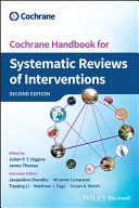 Cochrane handbook for systematic reviews of interventions edited by Julian P.T. Higgins and [six] others.