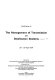 Conference on the management of transmission and distribution systems, 26-29 April 1971.