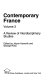Contemporary France : a review of interdisciplinary studies edited by Jolyon Howorth and George Ross.