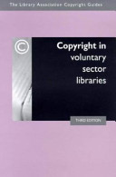 Copyright in voluntary sector libraries.