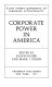 Corporate power in America.