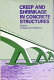 Creep and shrinkage in concrete structures / edited by Z.P. Ba‹zant and F.H. Wittmann.