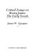 Critical essays on Henry James : the early novels / [edited by] James W. Gargano.
