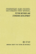 Cryogens and gases testing methods and standards development, a symposium presented at the seventy-fifth annual meeting, American Society  for Testing and Materials, Los Angeles, Calif., 25-30 June 1972 / R. W. Vance, symposium coordinator.