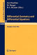 Differential geometry and differential equations proceedings of a symposium, held in Shanghai, June 21-July 6, 1985 / edited by Gu Chaohao, M. Berger, and R.L. Bryant.