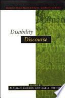 Disability discourse edited by Mairian Corker and Sally French.