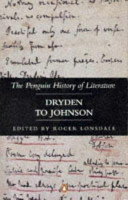 Dryden to Johnson / edited by Roger Lonsdale.