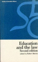 Education and the law / edited by Robert Morris.