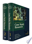 Encyclopedia of case study research. edited by Albert J. Mills, Gabrielle Durepos, Elden Wiebe.