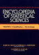 Encyclopedia of statistical sciences / (editors-in-chief Samuel Kotz, Norman L. Johnson) ; (associate editor Campbell B. Read)