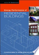Energy rating of residential buildings / edited by M. Santamouris.