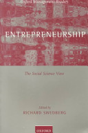 Entrepreneurship : the social science view / edited by Richard Swedberg.