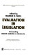 Evaluation in legislation.