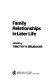 Family relationships in later life / edited by Timothy H. Brubaker.