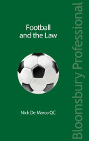 Football and the law / [edited by] Nick De Marco QC.