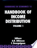 Handbook of income distribution. edited by Anthony B. Atkinson and François Bourguignon.