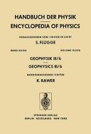 Handbuch der Physik = Encyclopedia of physics / herausgegeben von S. Flügge