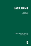 Hate crime. edited by Philip Bean.