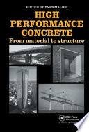 High performance concrete / edited by Yves Malier.