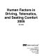 Human factors in driving, telematics and seating comfort 2005.