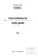 Interinstitutional style guide 2011.