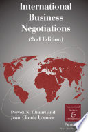 International business negotiations / edited by Pervez N. Ghauri, Jean-Claude Usunier.
