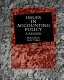 Issues in accounting policy : a reader / [edited by] Robert Bloom, Pieter T. Elgers.