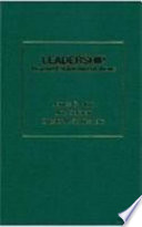 Leadership, beyond establishment views / edited by James G. Hunt, Uma Sekaran, and Chester A. Schriesheim.