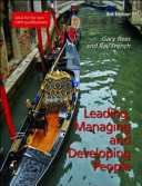 Leading, managing and developing people.