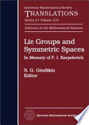 Lie groups and symmetric spaces : in memory of F.I. Karpelevich / S.G. Gindikin, editor.