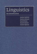 Linguistics : an introduction / Andrew Radford ... [et al.].