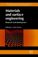 Materials and surface engineering : research and development / edited by J. Paulo Davim.