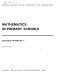 Mathematics in primary schools / [prepared by E.E. Biggs].